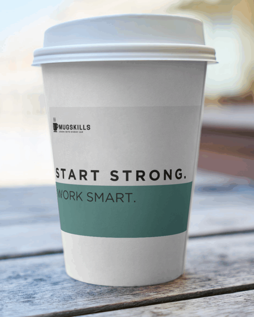 Start Strong Work Smart Sleeve Front